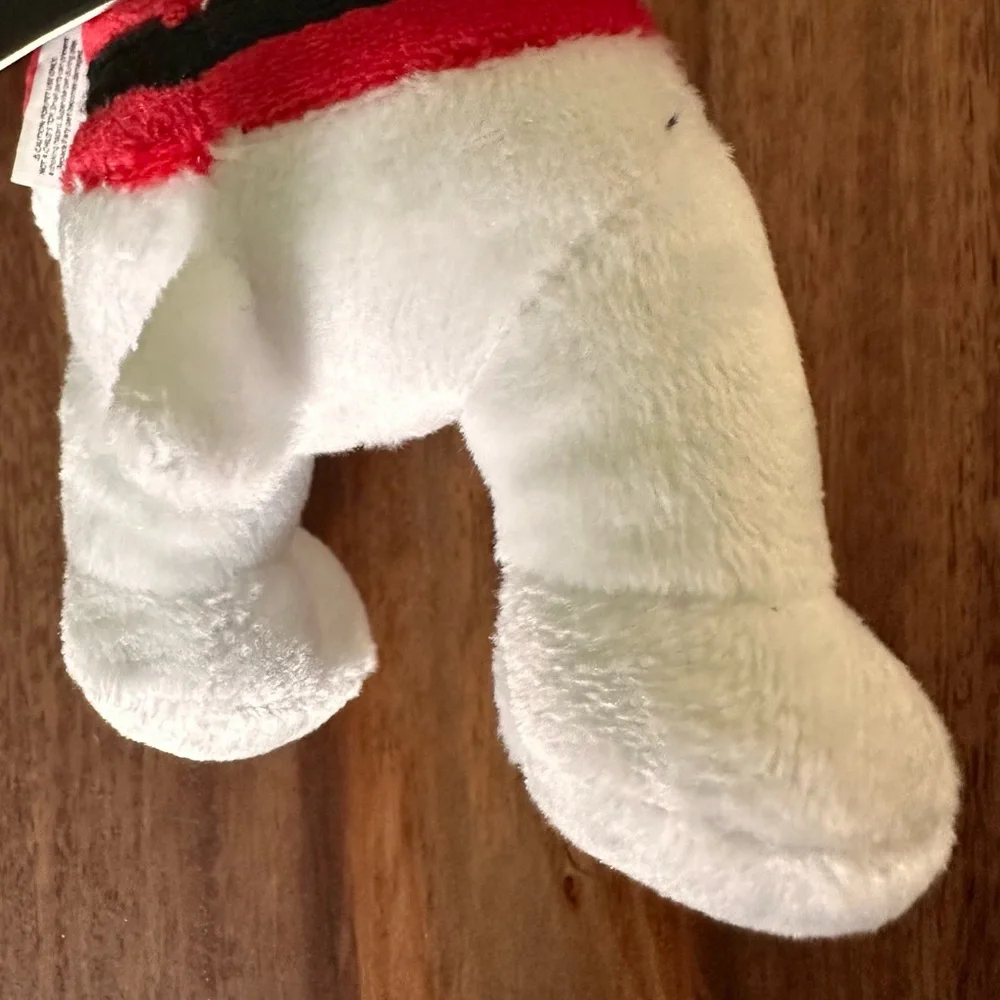 Peanuts Festive Snoopy Plush Dog Toy in Red and White